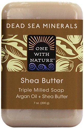 One With Nature, Dead Sea Mineral Bar Soap, Shea Butter, 7 oz