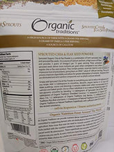 Load image into Gallery viewer, Organic Traditions Sprouted Chia and Flax Seed Powder 16oz (454 grams)

