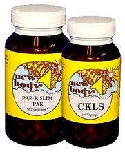Load image into Gallery viewer, New Body Products CKLS 100 Vegicaps (Colon, Kidney, Liver &amp; Spleen)  &amp; Par-K Slim 168 Vegicaps Weight Loss Combo Pack These Products Contains No Fillers, Binders, or Additives
