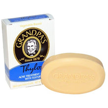 Load image into Gallery viewer, Grandpa&#39;s Thylox Acne Treatment Soap with Sulfur 3.25 oz
