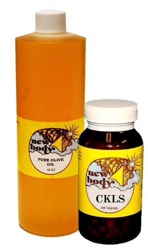 New Body Products CKLS COLON CLEANSE Mobile Pack With 16 oz Bottle of Olive Oil This Product Contains No Fillers, Binders, or Additives