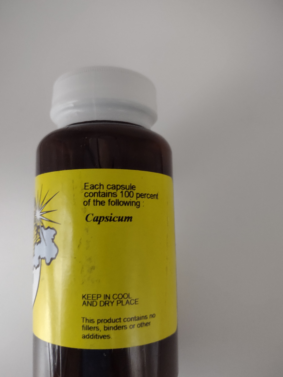 New Body Products CAPSICUM 100 VEGICAPS BY NEW BODY This Product Contains No Fillers, Binders, or Additives