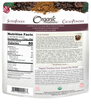 Load image into Gallery viewer, Organic Traditions Cacao Powder Organic 8 ounce (227 grams)
