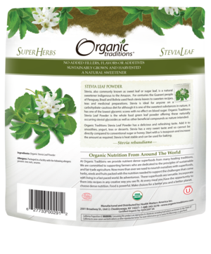 Organic Traditions Organic Stevia Leaf Powder