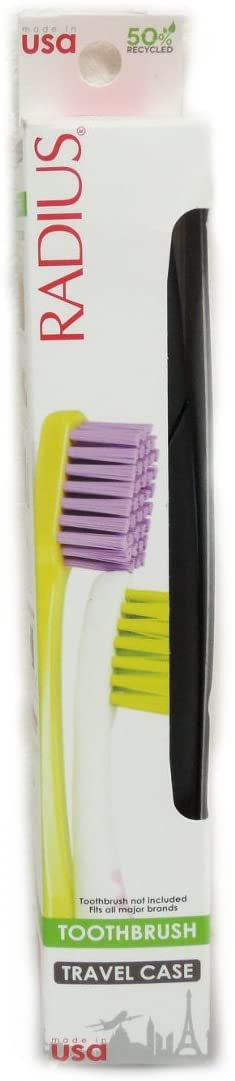 Radius - Toothbrush Travel Case Source and Intelligent BPA-Free Colors May Vary
