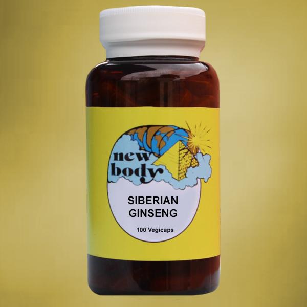 New Body Products GINSENG (SIBERIAN) Eleuthero 100 vegicaps This Products Contains No Fillers, Binders, or Additives