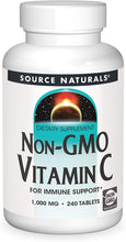 Load image into Gallery viewer, Source Naturals Non-GMO Vitamin C 1000mg Tablet, 240 Count
