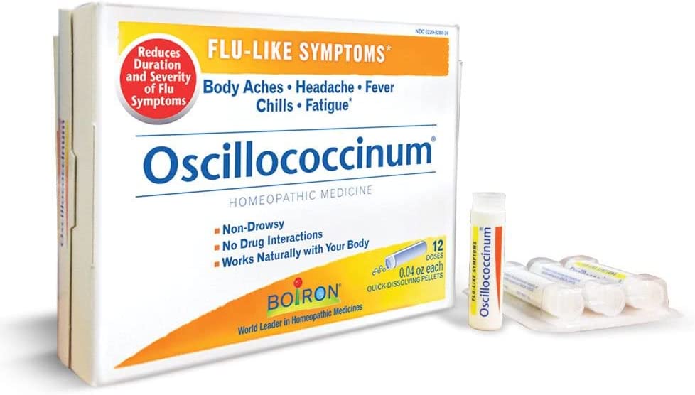 Boiron - Oscillococcinum Quick-Dissolving Pellets for Flu-Like Symptoms - 12 Dose(s)