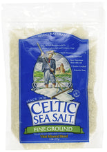 Load image into Gallery viewer, Celtic Sea Salt Fine Ground resealable Pouch, 0.5 lb (1/2 lb)

