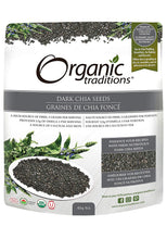 Load image into Gallery viewer, Organic Traditions Dark Chia Seeds 16 Ounce (454 grams) Pkg
