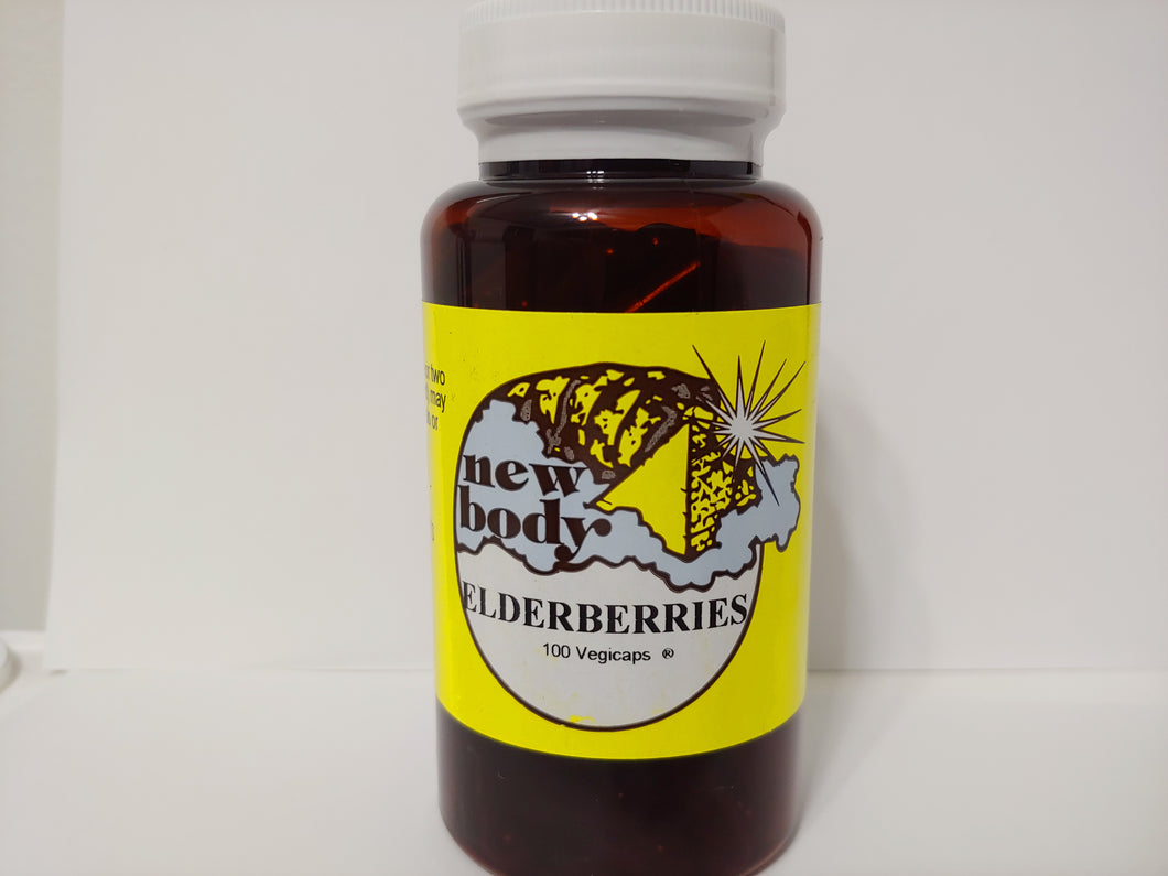 New Body Products Elderberries 100 vegicaps no fillers, binders or other additives