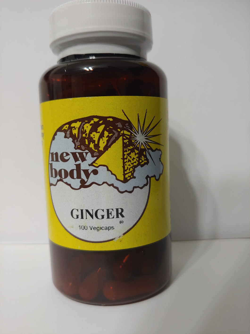 New Body Products Ginger 100 Vegicaps This Product Contains No Fillers, Binders, or Additives