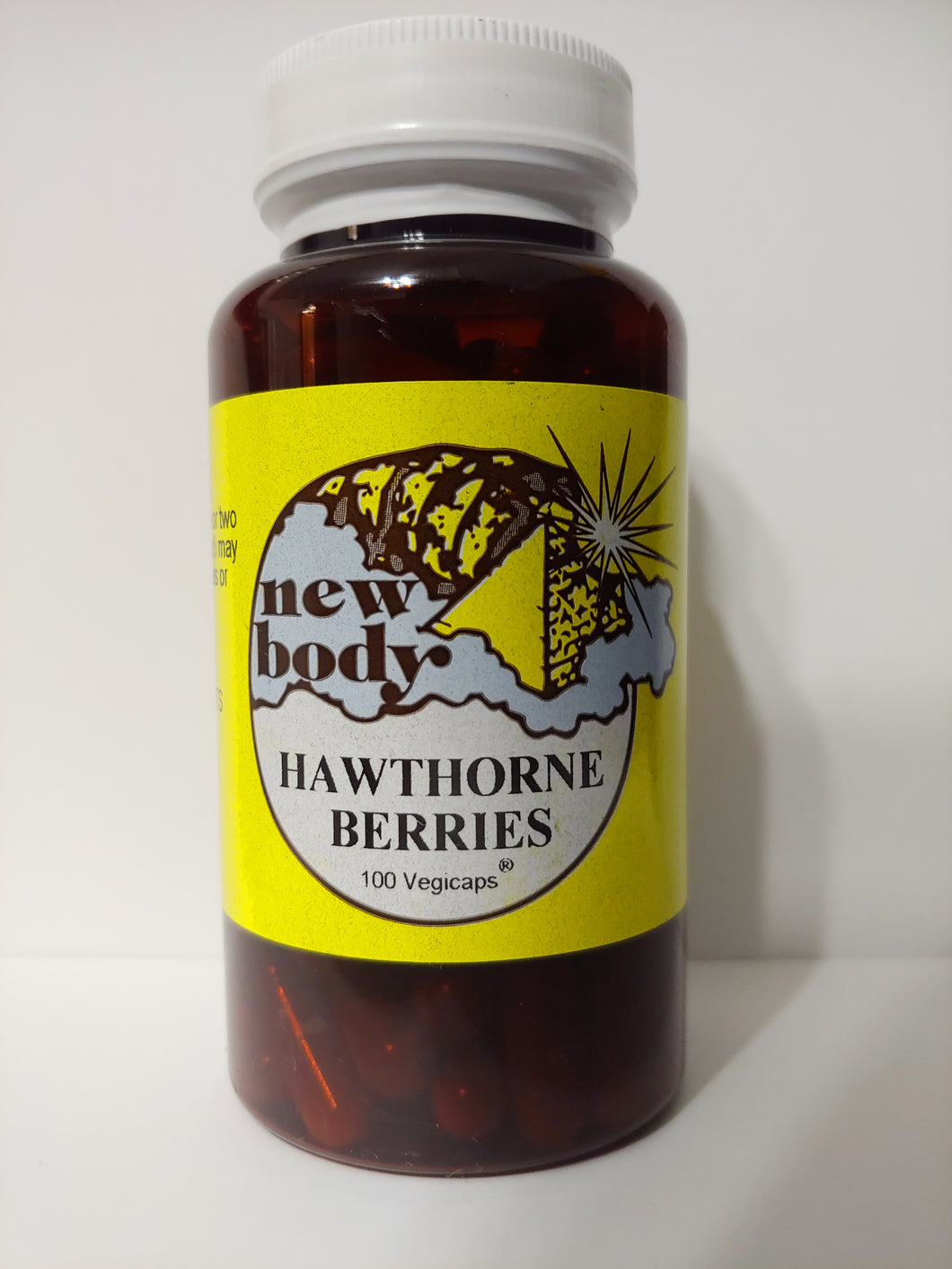 New Body Products Hawthorn Berries 100 Vegicaps This Product Contains No Fillers, Binders, or Additives