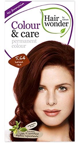 Hair Wonder by nature Colour & Care 5.64 Henna Red permanent Colour AMMONIA FREE