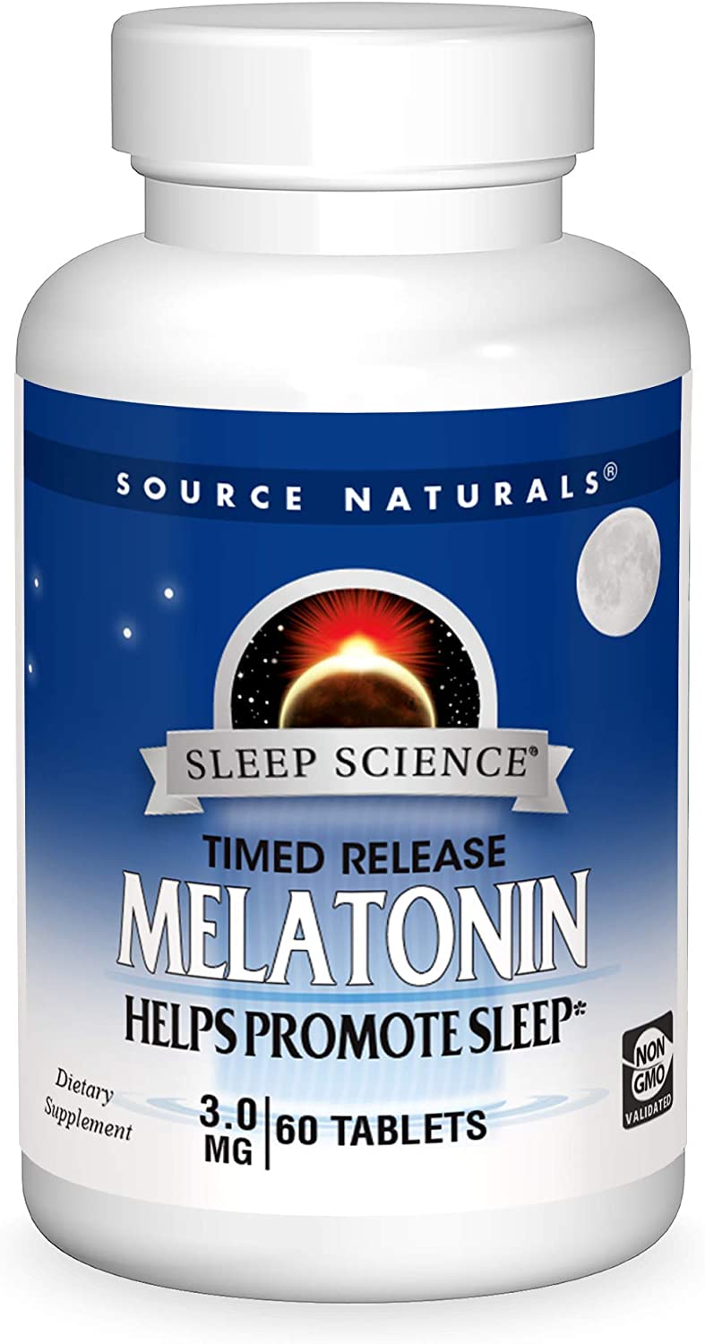 Source Naturals Sleep Science Melatonin 3 mg - 60 Time Released Tablets