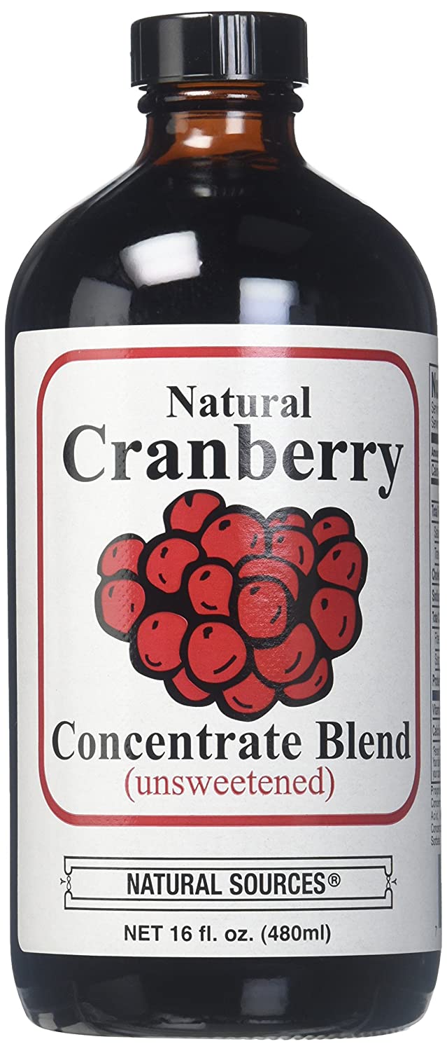 Natural Sources Cranberry Concentrate Blend (Unsweetened) 16 oz (480ml) Liquid