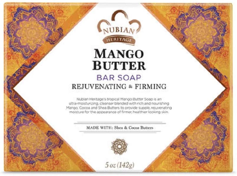 Nubian Heritage Mango Butter Bar Soap, 5 Ounces