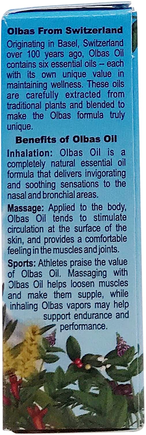 Olbas Therapeutic, Aromatherapy Inhalant and Massage Oil, 0.32 fl 1-pack