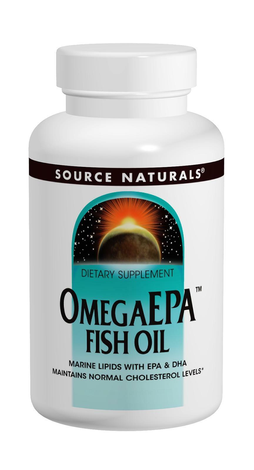 Source Naturals Omega EPA Fish Oil - Marine Lipids with EPA & DHA Supports Cardiovascular & Brain Health - 100 Softgels