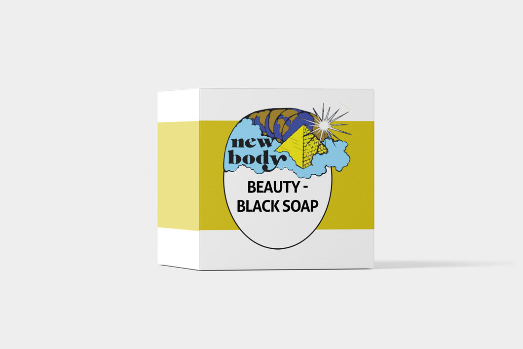 New Body Products Black Soap 4oz Bar