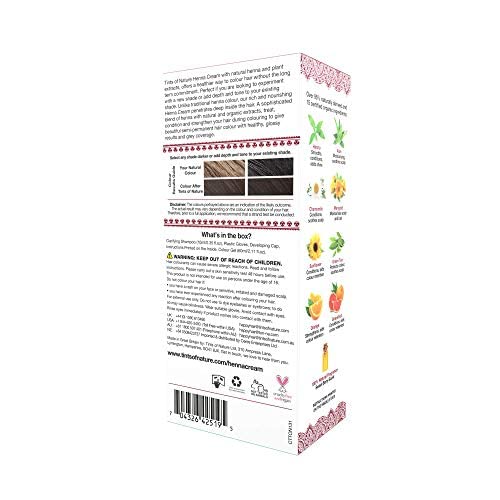 Tints of Nature Chocolate Semi-Permanent Henna Cream Hair Colour Natural and Organic