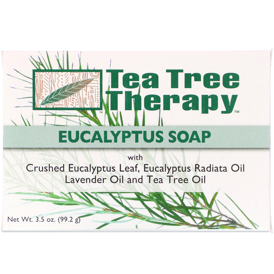 Tea Tree Therapy, Eucalyptus Soap, 3.5 oz (99.2 g) 1 Bar